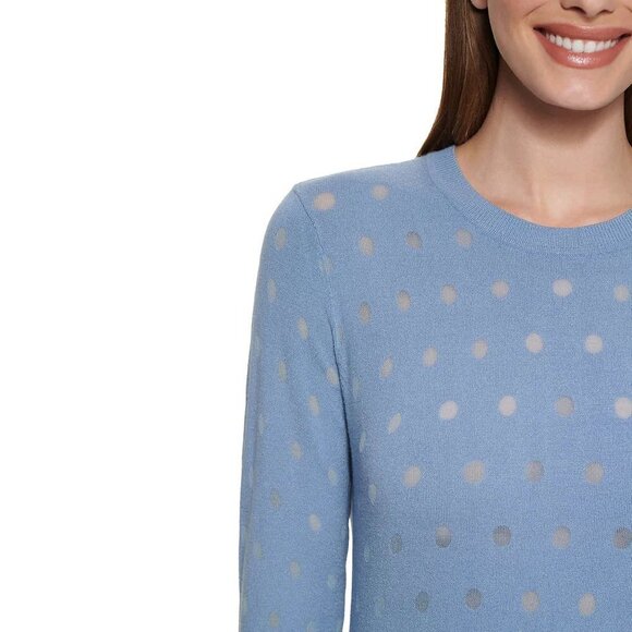 NEW Karl Lagerfeld Women's Dot Sweater - Picture 5 of 6